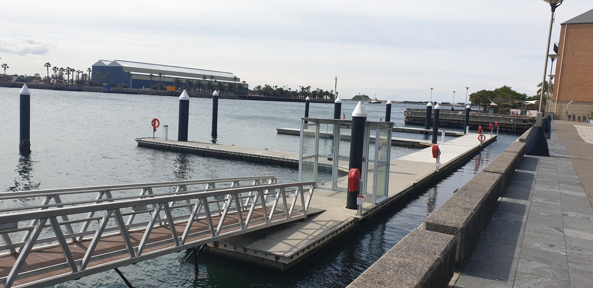 Access ramp and gate at Harbour Square Boat Dock
